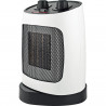 Керамична печка за отопление ELITE ECH-1374, 2000W, До 20 м2, 2 степени, Осцилация, Светлинен индикатор, Защита срещу преобръщане, Бял/черен