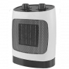 Керамична печка за отопление ELITE ECH-1374, 2000W, До 20 м2, 2 степени, Осцилация, Светлинен индикатор, Защита срещу преобръщане, Бял/черен