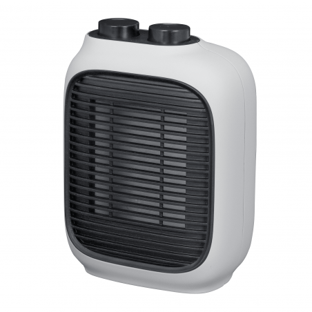 Вентилаторна печка ELITE EFH-1382, 1500W, 15 м2, Защита от прегряване, Регулируем термостат, Сгъваеми крачета, Бял/черен