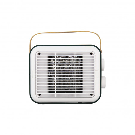 Вентилаторна печка ELITE EFHR-1383 Ретро, 1500W, До 15 м2, PTC нагревател, 3 степени, Защита при преобръщане, Бял/горчица