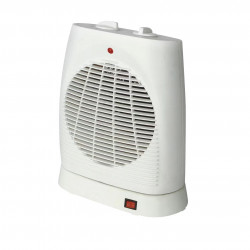 Вентилаторна печка ELITE EFH-1386, 2000W, До 20 м2, 3 степени, Термостат, Защита при преобръщане, Бял
