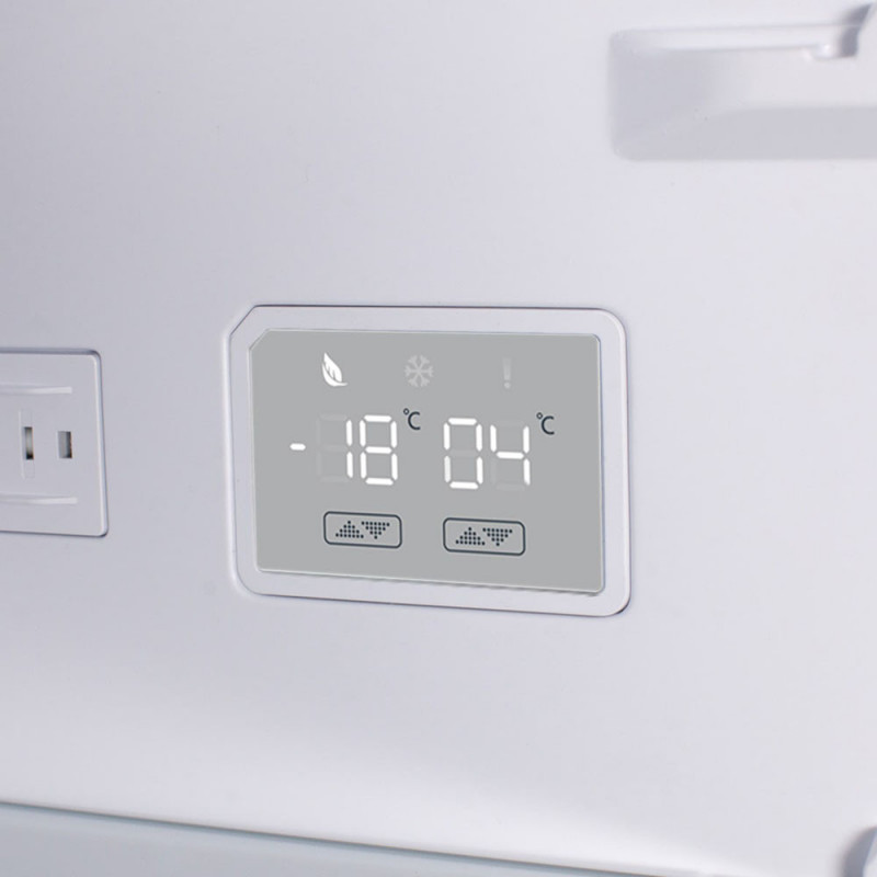 Хладилник VOX NF 3730 IXF, 331 л, Клас F, Реверсивни врати, No Frost, Режим на бързо замразяване, Инокс