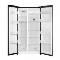 Хладилник Muhler NF776SBSIE, 631 л, Клас Е, No Frost, Вграден диспенсър за вода, R600a, Сив