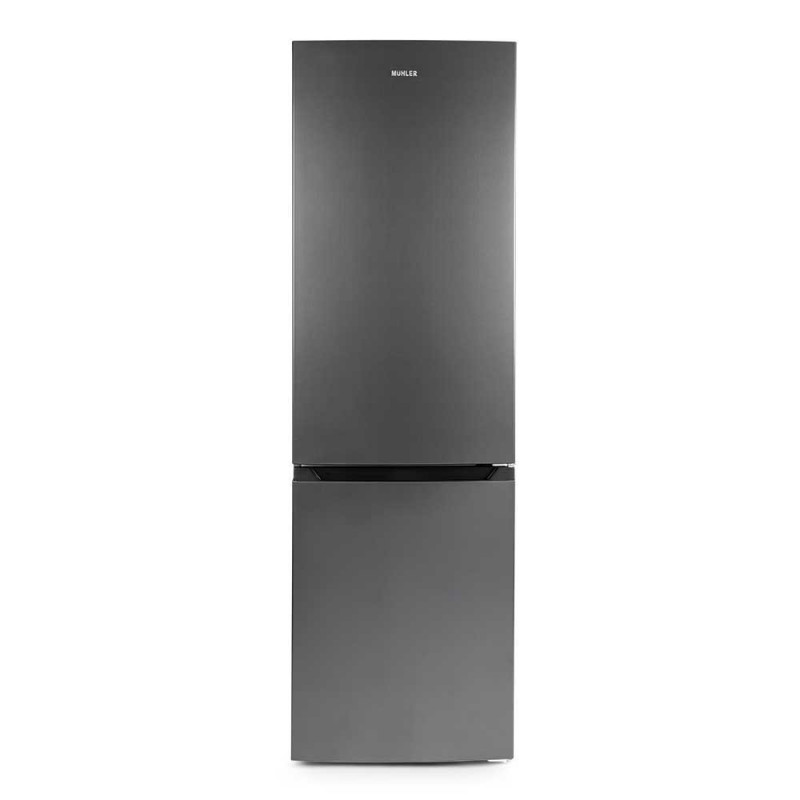 Хладилник Muhler NFC180IE, 252 л, Клас Е, No Frost, Реверсивна врата, R600a, Инокс