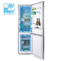 Хладилник Muhler NFC180IE, 252 л, Клас Е, No Frost, Реверсивна врата, R600a, Инокс