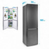Хладилник Muhler NFC180IE, 252 л, Клас Е, No Frost, Реверсивна врата, R600a, Инокс