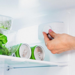 Хладилник с фризер Muhler SUF166WE, 248 л, Клас Е, Реверсивни врати, R600a, Инокс