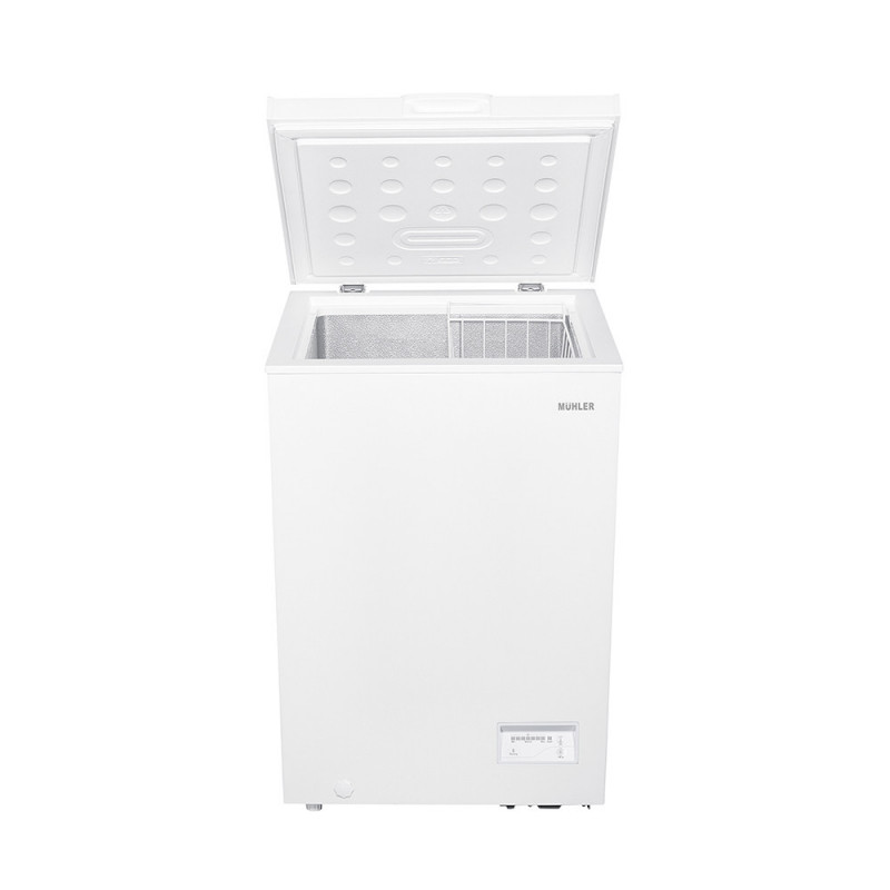 Фризерна ракла Muhler CF120WE, 98 л, Клас E, 40 dB, R600a, Бял
