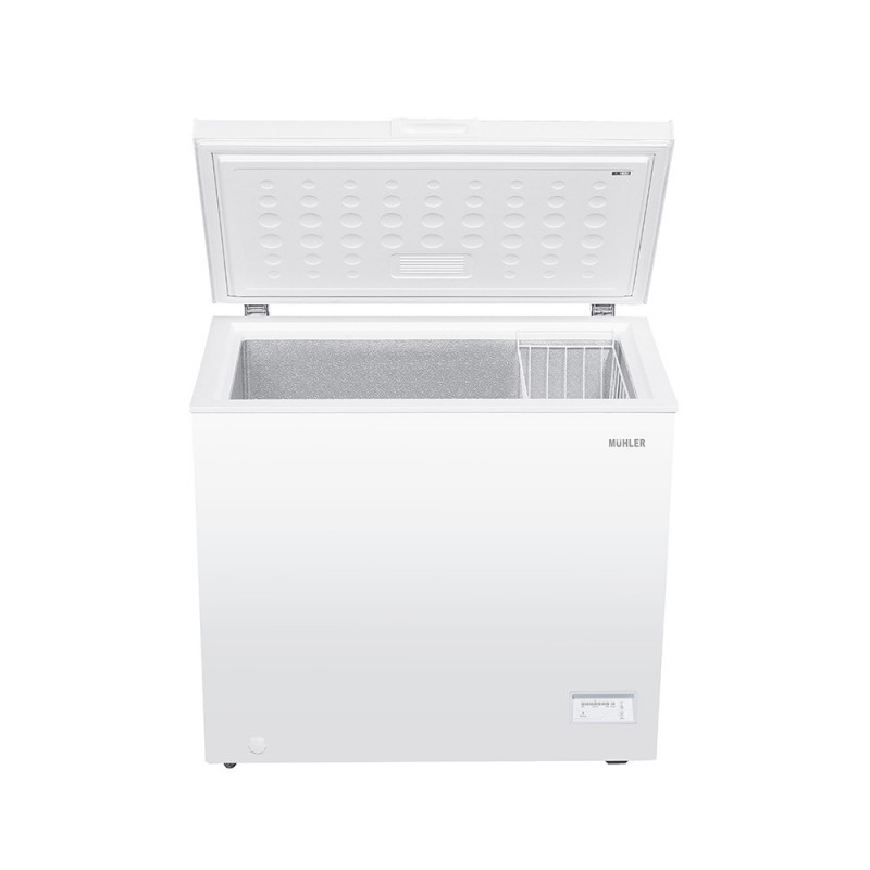 Фризерна ракла Muhler CF230WE, 198 л, Клас E, 40 dB, R600a, Бял