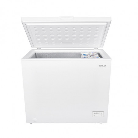 Фризерна ракла Muhler CF270WE, 246 л, Клас E, 40 dB, R600a, Бял