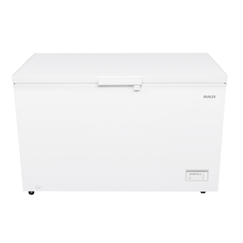 Фризерна ракла Muhler CF400WE, 371 л, Клас E, 40 dB, R600a, Бял