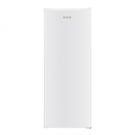 Фризер Muhler VFS144WE, 168 л, Клас Е, Реверсивна врата, R600a, Бял