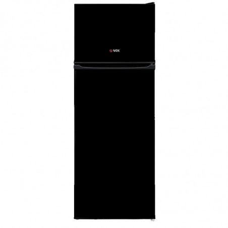 Хладилник VOX KG 2500 BE, 213 литра, Клас E, Реверсивни врати, R600a, Черен