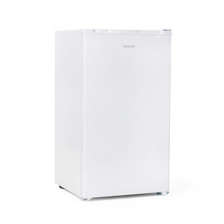 Фризер Muhler VFS8560WE, 60 л, Клас Е, Реверсивна врата, R600a, Бял