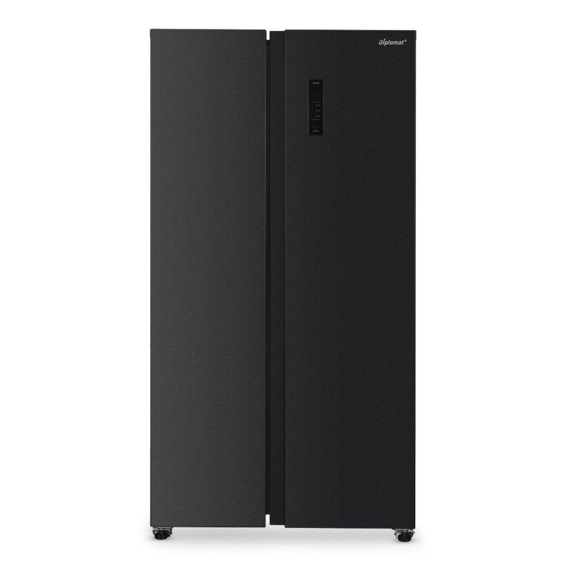 Хладилник Diplomat NF600SBSIE, 595 л, Клас E, Двоен инвертoр, No Frost, LED дисплей, Черен