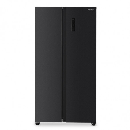 Хладилник Diplomat NF600SBSIE, 595 л, Клас E, Двоен инвертoр, No Frost, LED дисплей, Черен