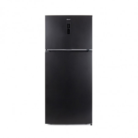 Хладилник Diplomat NFT185IE, 528 л, Клас Е, Реверсивни врати, Total No Frost, Външен контрол с LED дисплей, Черен