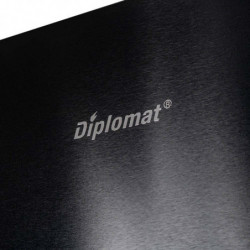 Хладилник Diplomat NFT180IE, 415 л, Клас Е, Реверсивни врати, Total No Frost, Вътрешен контрол, Черен