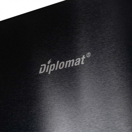 Хладилник Diplomat NFT180IE, 415 л, Клас Е, Реверсивни врати, Total No Frost, Вътрешен контрол, Черен