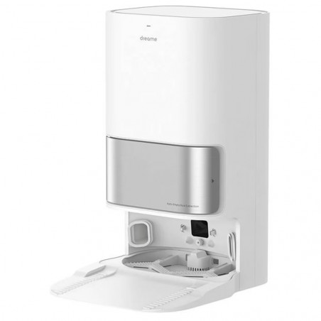 Прахосмукачка робот Dreame L10 Ultra, 5300 Pa, 5200 mAh, 75W, До 200 м2, 3D Картографиране, LDS сензор, Станция за зареждане, Автономия до 210 мин, Бял