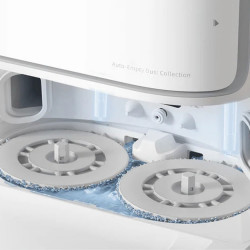 Прахосмукачка робот Dreame L10 Ultra, 5300 Pa, 5200 mAh, 75W, До 200 м2, 3D Картографиране, LDS сензор, Станция за зареждане, Автономия до 210 мин, Бял