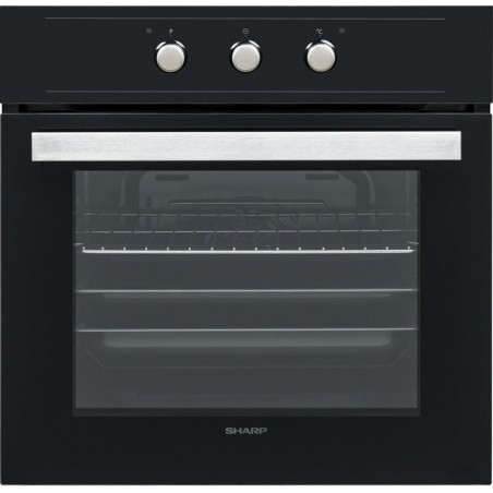 Фурна за вграждане Sharp K-50M22BL2, 65 л, Клас А, Механично управление, Мултифункционална, 8 програми, Черен