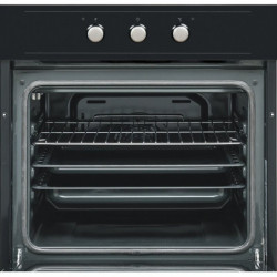Фурна за вграждане Sharp K-50M22BL2, 65 л, Клас А, Механично управление, Мултифункционална, 8 програми, Черен
