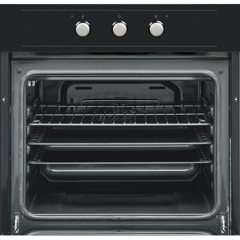 Фурна за вграждане Sharp K-50M22BL2, 65 л, Клас А, Механично управление, Мултифункционална, 8 програми, Черен