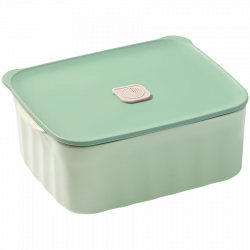 Керамична кутия за храна Buydeem Bento CT1006-CG, 810 мл, 17х20.5 см, До 230°C, Съвместима с фурна и микровълнова, Зелен