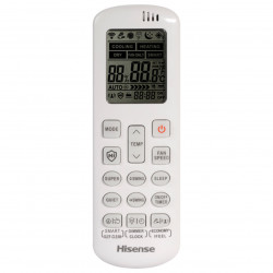 Инверторен климатик Hisense WINGS PRO KB35YR3E, 12000 BTU, A++/А+, 24 м2, Wi-Fi, Hi-Nano, Гласово управление, I Feel, Бял