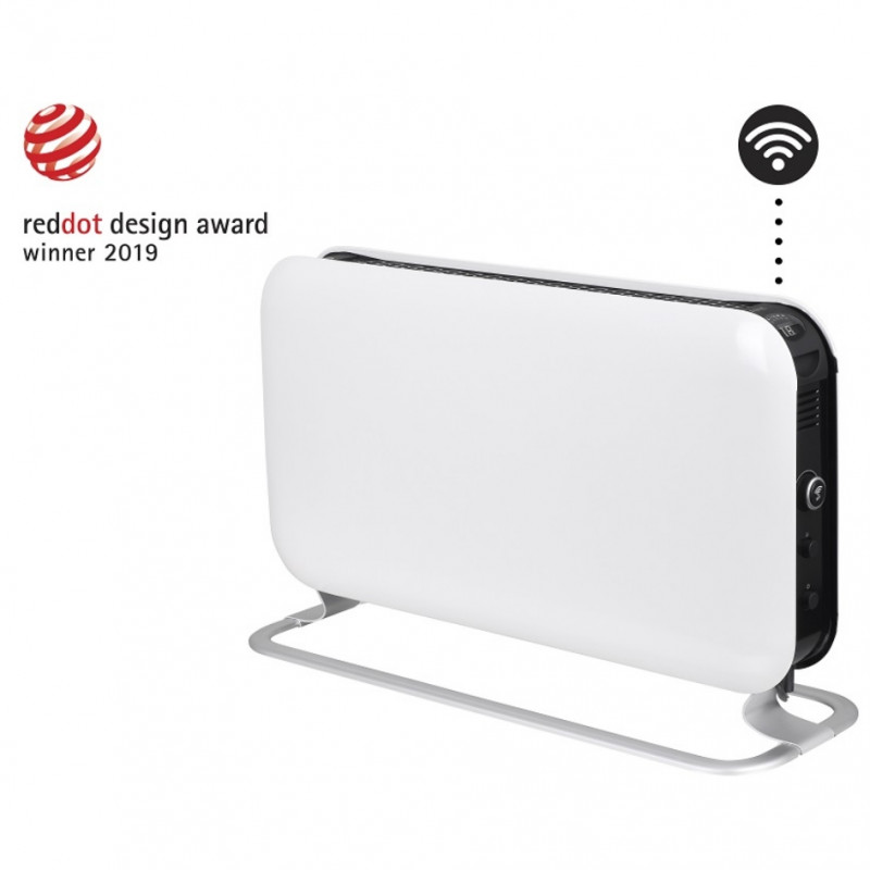 Конвектор за под Mill CO1200WIFI3, 1200W, 18 м2, Wi-Fi + App, Темп калибрация, Отворен прозорец, Детска защита, Защита при преобръщане, Бял