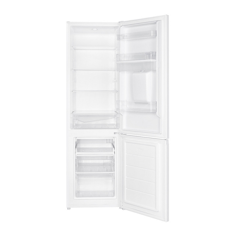 Хладилник Muhler SC180DWE, 260 л, Клас Е, Реверсивни врати, Диспенсер за вода, Бял