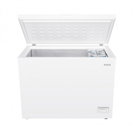 Фризерна ракла Muhler CF300WE, 287 л, Клас E, 40 dB, R600a, Бял