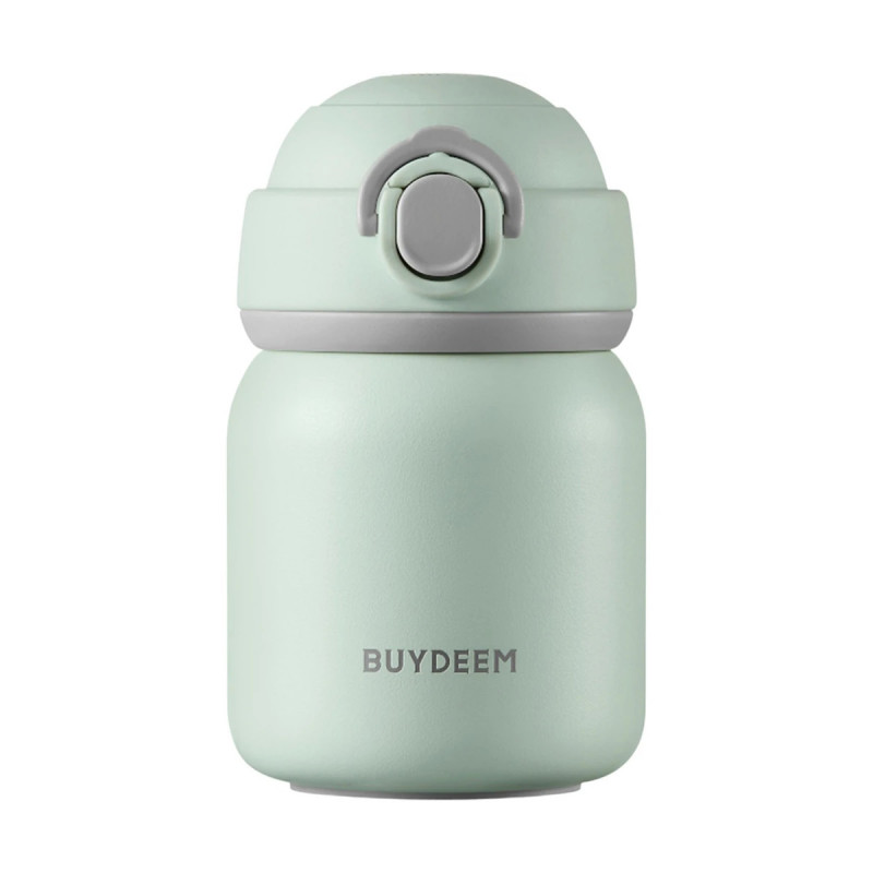 Термос BUYDEEM TAN200, 200 мл, Винтова капачка с плътно затваряне, Неръждаема стомана, Зелен