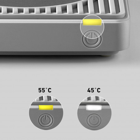 Нагревател за чаши BUYDEEM OA2001, 24W, 2 настройки, Автоматично спиране, Водоустойчив, Сив