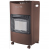 Газова печка за отопление ELITE EGH-1403, 4.2 kW, До 35 м2, 3 kPa, Пиезо запалване, ODS сензор, Защита при падане/накланяне/угасване на пламъка, Кафяв