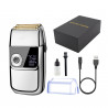 Самобръсначка Oliver Voltz OV51814C, 5W, LCD, IPX4, 1400mAh, Автономия до 2ч, 3 скорости, USB, Инокс