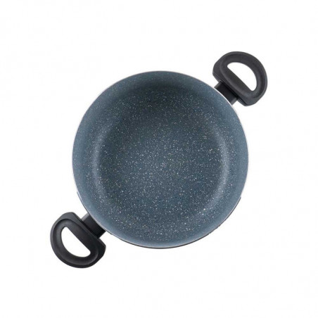 Тенджера Luigi Ferrero Prima FR-2644, 26x12 см, 5.8 л, Незалепващо покритие, Стъклен капак с отвор за пара, Индукция, Тъмносин