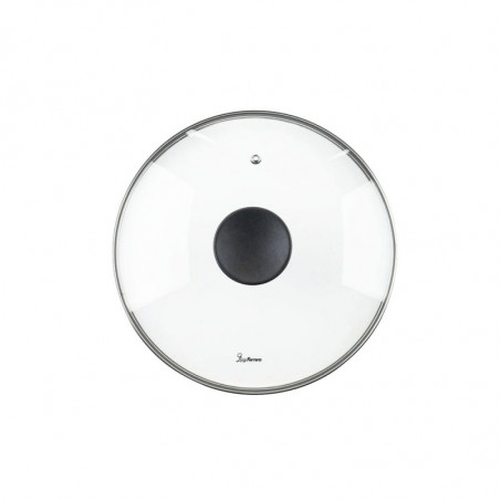 Тенджера Luigi Ferrero Prima FR-2644, 26x12 см, 5.8 л, Незалепващо покритие, Стъклен капак с отвор за пара, Индукция, Тъмносин