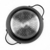 Тенджера Luigi Ferrero Symphony FR-2410, 24x11.5 см, 4.3 л, Незалепващо покритие, Стъклен капак с отвор за пара, Стоманени дръжки с PVD, Индукция, Черен мрамор