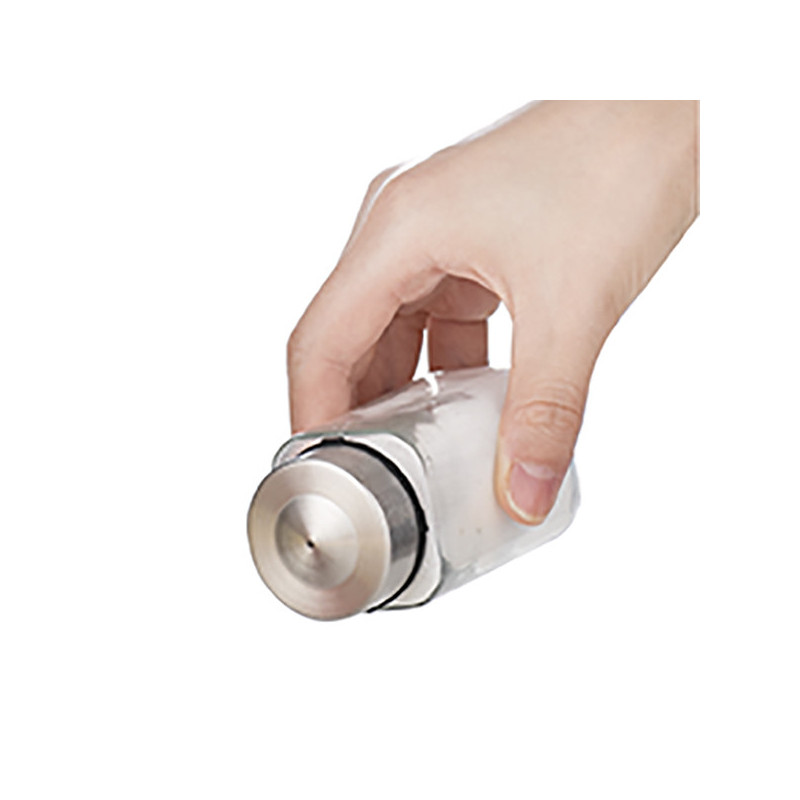 Солници комплект Luigi Ferrero Rome FR-7902R, 100 мл, 3 части, Стойка, Неръждаема стомана, Прозрачен/инокс