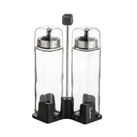 Оливерник Luigi Ferrero Rome FR-7903R, 270 мл, 3 части, Стъкло, Неръждаема стомана, Прозрачен/инокс