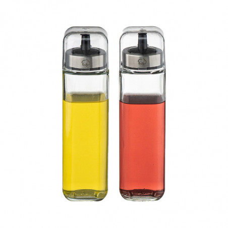 Оливерник Luigi Ferrero Rome FR-7904R, 270 мл, 5 части, Стъкло, Неръждаема стомана, Прозрачен/инокс