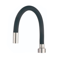 Гъвкав чучур за нагревател за вода Rosberg R57101I22, 22 мм, Черен