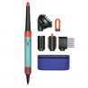 Маша за коса Dyson HS08 Airwrap i.d.™ Curly+Coily CePa/Tz, 1300W, 13.5 l/s, Автоматизирано къдрене, Йонизиране, 3 скорости, 3 температури, Bluetooth, Керамична патина/топаз