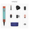 Маша за коса Dyson HS08 Airwrap i.d.™ Curly+Coily CePa/Tz, 1300W, 13.5 l/s, Автоматизирано къдрене, Йонизиране, 3 скорости, 3 температури, Bluetooth, Керамична патина/топаз
