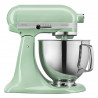 Планетарен миксер KitchenAid Artisan Elegance 5KSM125EPT, 300W, 4.8 л, Direct drive, 10 скорости, Зелен
