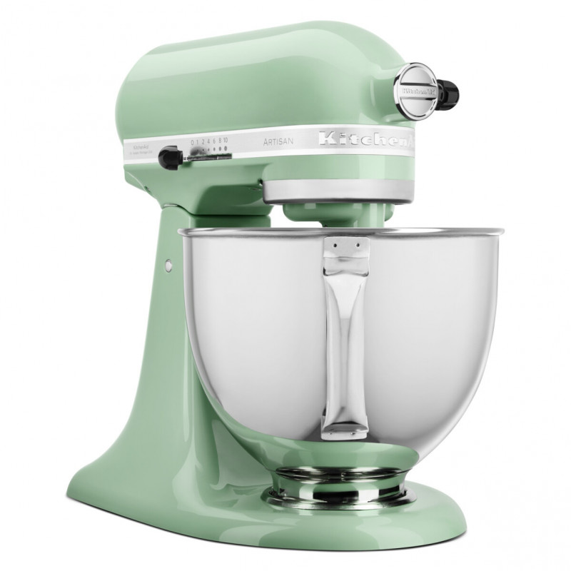 Планетарен миксер KitchenAid Artisan Elegance 5KSM125EPT, 300W, 4.8 л, Direct drive, 10 скорости, Зелен