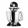 Планетарен миксер KitchenAid Artisan Elegance 5KSM125EOB, 300W, 4.8 л, Direct drive, 10 скорости, Черен