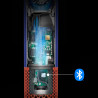 Маша за коса Dyson HS08 Airwrap i.d.™ Curly+Coily CePa/Tz, 1300W, 13.5 l/s, Автоматизирано къдрене, Йонизиране, 3 скорости, 3 температури, Bluetooth, Керамична патина/топаз